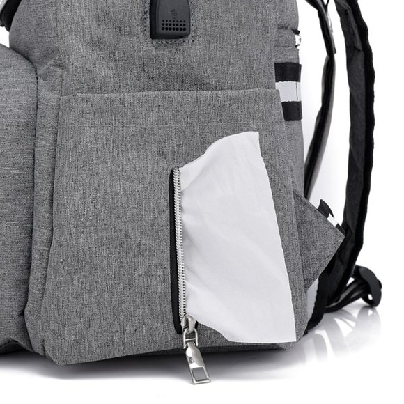 🍼🤱🎒Multifunctional Baby Diaper Backpack USB Charging - Picture 11 of 12